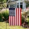 Patriotic Americana Embroidered Outdoor Garden Flag, 12.5" x 18"